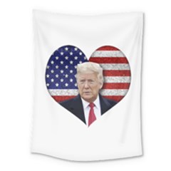 Trump President Sticker Design Medium Tapestry by dflcprintsclothing