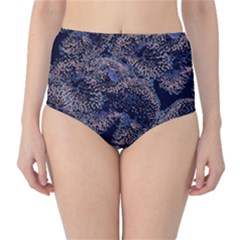 Glowing Coral Pattern Classic High-waist Bikini Bottoms by LoolyElzayat