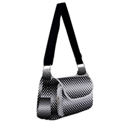 Geometrical blocks, rhombus black and white pattern Multipack Bag