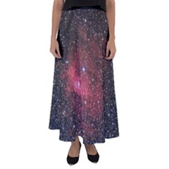 Bubble Nebula Flared Maxi Skirt by idjy
