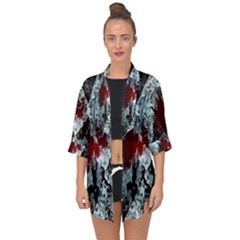 Flamelet Open Front Chiffon Kimono by Sparkle