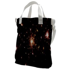 Glowing Sparks Canvas Messenger Bag