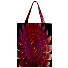 Chakra Flower Zipper Classic Tote Bag by Sparkle