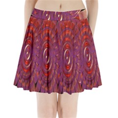 Chakra Flower Pleated Mini Skirt by Sparkle