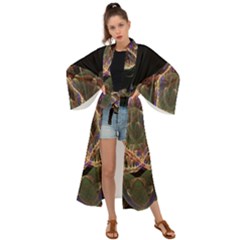 Fractal Geometry Maxi Kimono by Sparkle