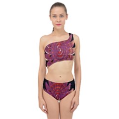 Chakra Flower Spliced Up Two Piece Swimsuit by Sparkle