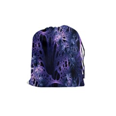 Fractal Web Drawstring Pouch (medium) by Sparkle