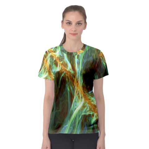 Abstract Illusion Women s Sport Mesh Tee by Sparkle