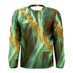 Abstract Illusion Men s Long Sleeve Tee by Sparkle