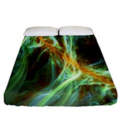 Abstract Illusion Fitted Sheet (california King Size)