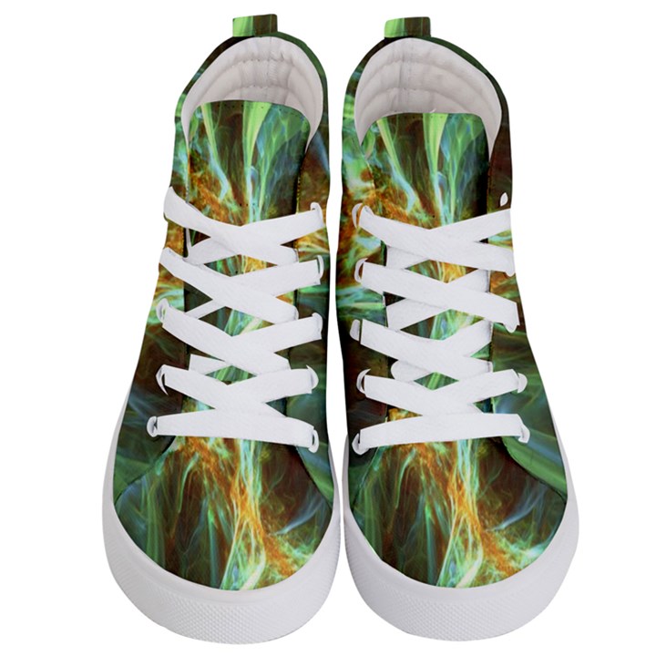 Abstract Illusion Kids  Hi-Top Skate Sneakers