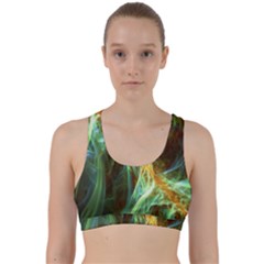 Abstract Illusion Back Weave Sports Bra by Sparkle