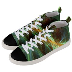 Abstract Illusion Men s Mid-top Canvas Sneakers by Sparkle
