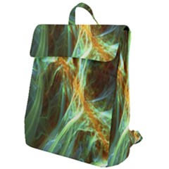 Abstract Illusion Flap Top Backpack by Sparkle