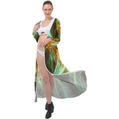 Abstract Illusion Maxi Chiffon Beach Wrap by Sparkle