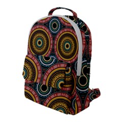 Aztec Multicolor Mandala Flap Pocket Backpack (large) by tmsartbazaar