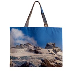 Snowy Andes Mountains, Patagonia - Argentina Zipper Mini Tote Bag