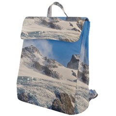 Snowy Andes Mountains, Patagonia - Argentina Flap Top Backpack