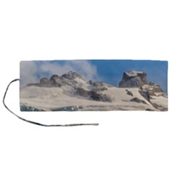 Snowy Andes Mountains, Patagonia - Argentina Roll Up Canvas Pencil Holder (M)