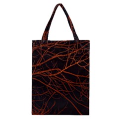 Dark Forest Scene Print Classic Tote Bag by dflcprintsclothing