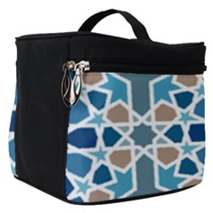 Arabic Geometric Design Pattern  Make Up Travel Bag (small) by LoolyElzayat