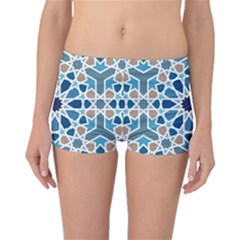 Arabic Geometric Design Pattern  Boyleg Bikini Bottoms by LoolyElzayat