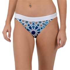 Arabic Geometric Design Pattern  Band Bikini Bottom by LoolyElzayat