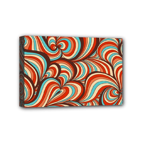 Psychedelic Swirls Mini Canvas 6  X 4  (stretched) by Filthyphil