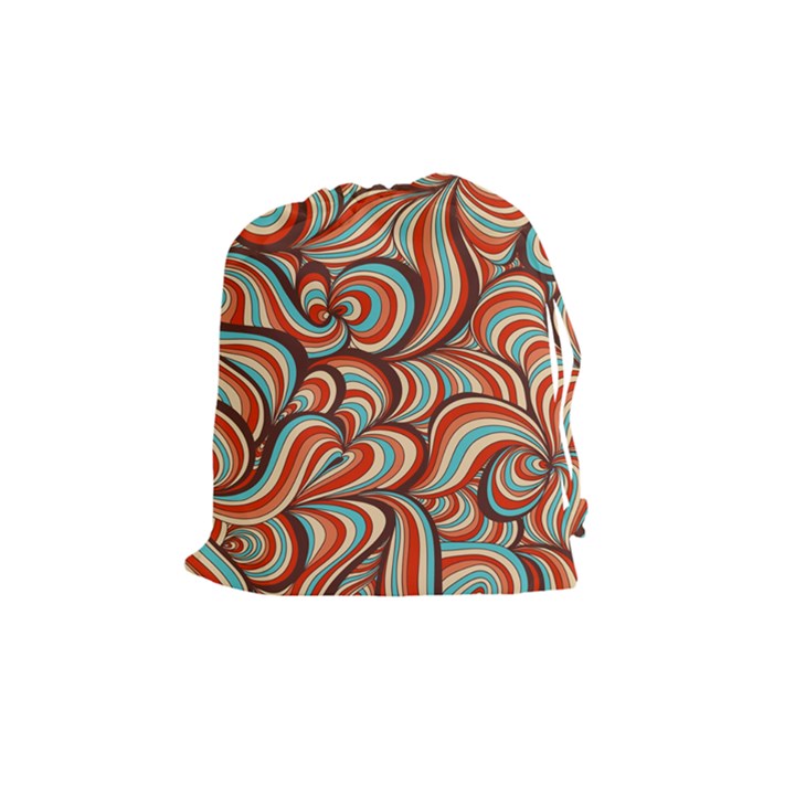 Psychedelic Swirls Drawstring Pouch (Medium)