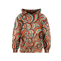 Psychedelic Swirls Kids  Pullover Hoodie by Filthyphil