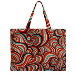 Psychedelic Swirls Zipper Mini Tote Bag by Filthyphil