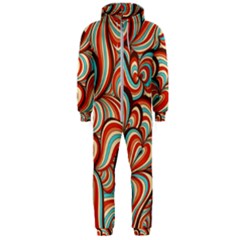 Psychedelic Swirls Hooded Jumpsuit (men)  by Filthyphil