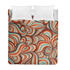 Psychedelic Swirls Duvet Cover Double Side (full/ Double Size) by Filthyphil