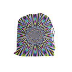 Psychedelic Wormhole Drawstring Pouch (large) by Filthyphil