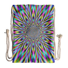 Psychedelic Wormhole Drawstring Bag (large) by Filthyphil