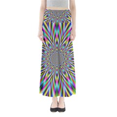Psychedelic Wormhole Full Length Maxi Skirt