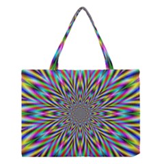 Psychedelic Wormhole Medium Tote Bag by Filthyphil