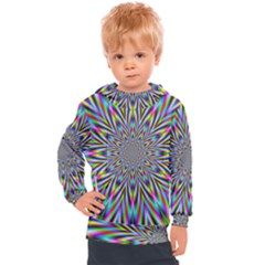 Psychedelic Wormhole Kids  Hooded Pullover by Filthyphil