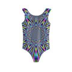 Psychedelic Wormhole Kids  Frill Swimsuit by Filthyphil