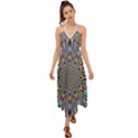 Psychedelic Wormhole Halter Tie Back Dress  View1