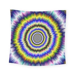 Psychedelic Blackhole Square Tapestry (small)