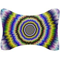 Psychedelic Blackhole Seat Head Rest Cushion by Filthyphil