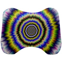 Psychedelic Blackhole Head Support Cushion by Filthyphil