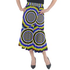 Psychedelic Blackhole Midi Mermaid Skirt by Filthyphil