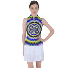 Psychedelic Blackhole Women s Sleeveless Polo Tee by Filthyphil