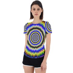 Psychedelic Blackhole Back Cut Out Sport Tee by Filthyphil