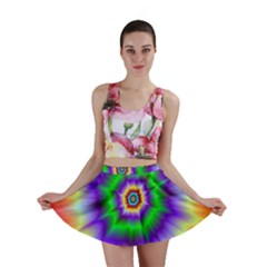 Psychedelic Explosion Mini Skirt by Filthyphil