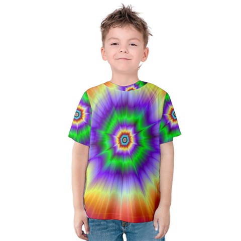 Psychedelic Big Bang Kids  Cotton Tee by Filthyphil