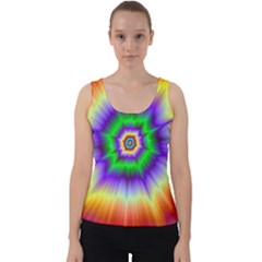 Psychedelic Trance Velvet Tank Top by Filthyphil