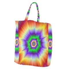 Psychedelic Explosion Giant Grocery Tote by Filthyphil